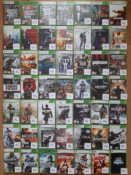 Xbox 360 hry, xbox one hry a xbox series x hry, 