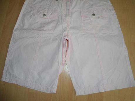 Kratke damske letne ruzove nohavice, l