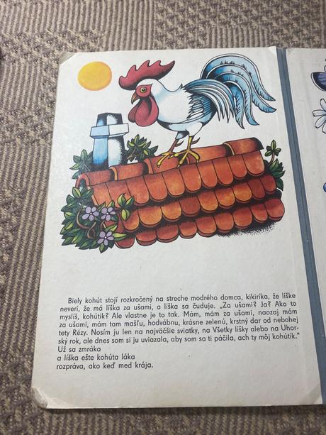 Staré retro leporelo zázračná pikola eva jílková,