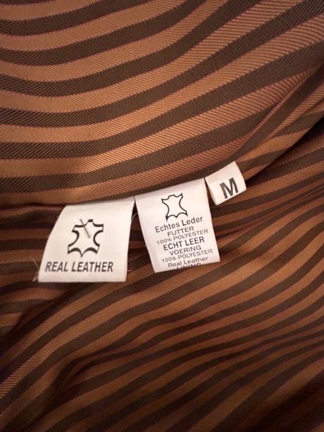 Dámsky koženný kabát s pravou kožušinou, m