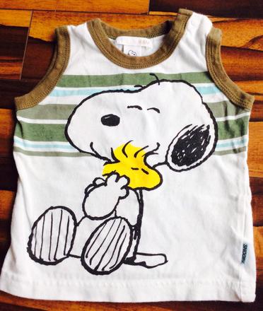 Snoopy tielko 476, h&m,74