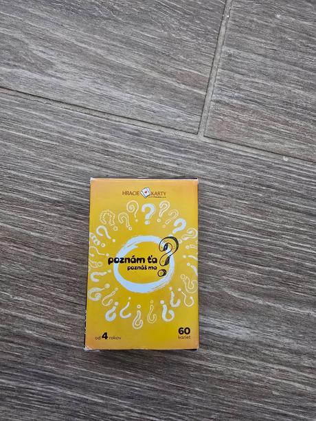 Poznám ťa poznáš ma -hra, 