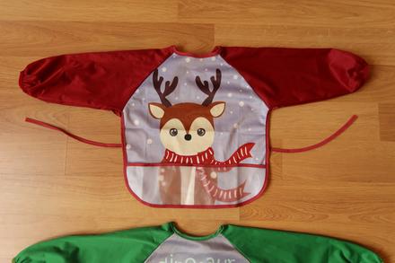 Vianočný plášť / zásterka /podbradník na 2-4 roky, 92 / 98 / 104