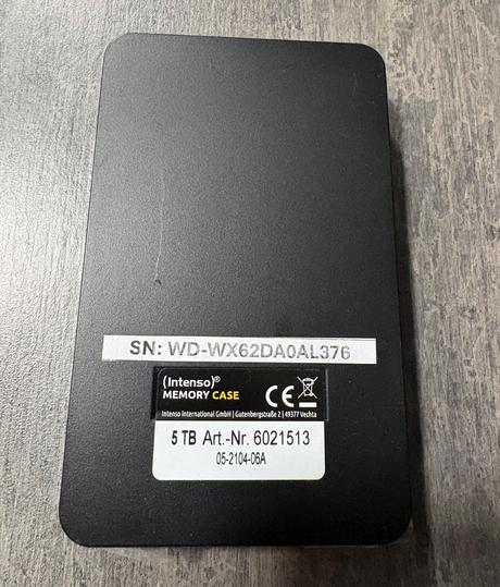 Externy disk - intenso memory case 5tb, 