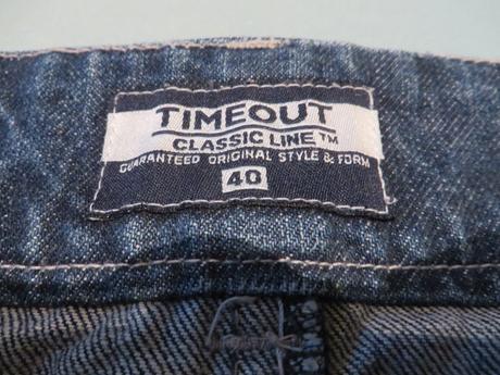 Rifľová klasická sukňa - veľ. 40 - zn. timeout, timeout,40