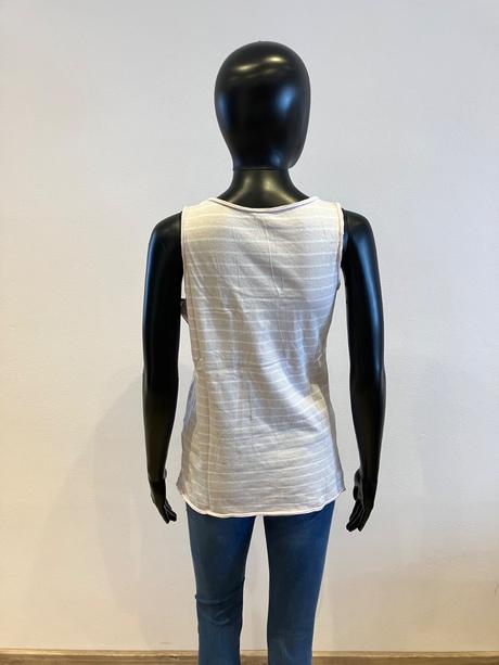 Ružovo-biele pásikavé tričko iwie (m), m