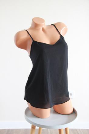 Letný čierny top, s, topshop,s