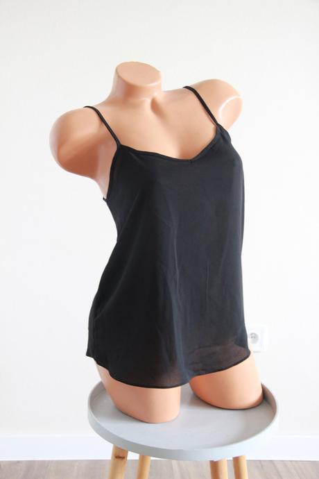 Letný čierny top, s, topshop,s