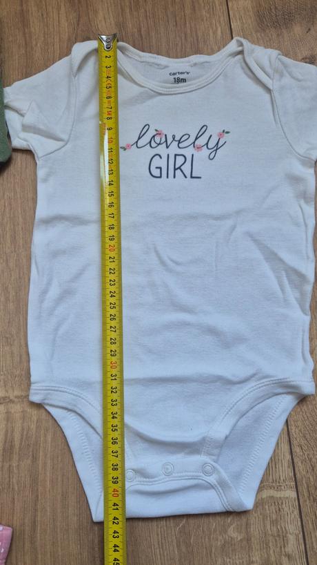 Krásny set mikina+body+leginy kvetinový, carter's,86