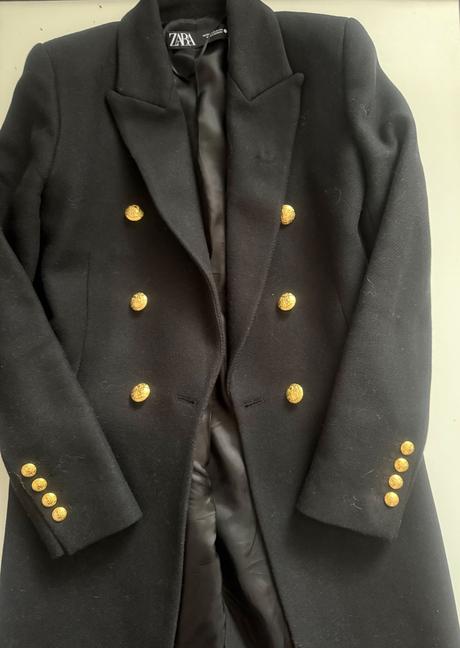 Zara kabát dlhy xs, zara,xs