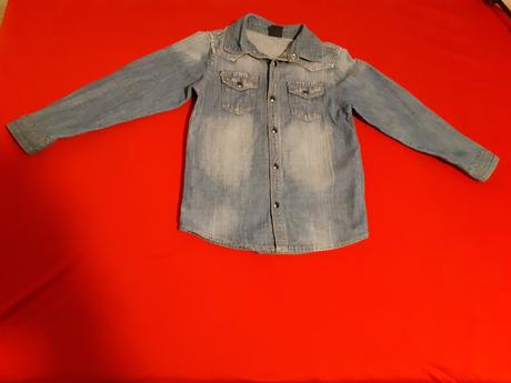 Pekná riflovinová košielka, 104