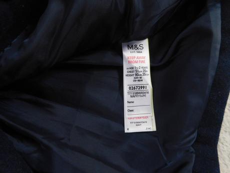 Vlnený kabát marks & spencer, marks & spencer,92