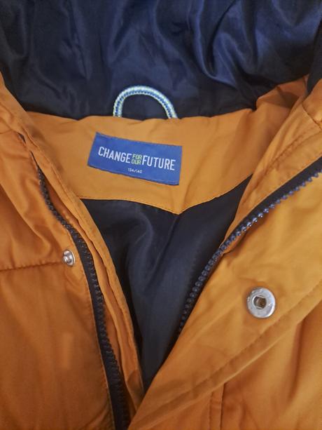 Zimný chlapčenský kabát, tchibo,134