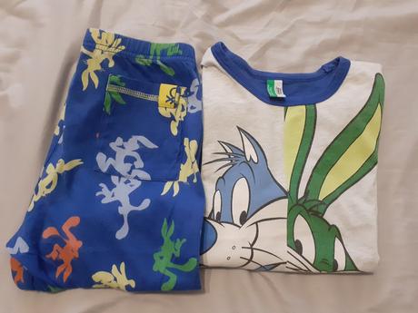 Pyžamo bunny, benetton,134