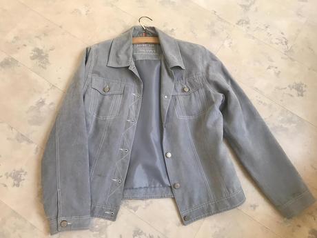 Semišová bunda do pása, l