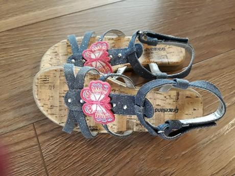 Sandálky s motýlikom v.31, deichmann,31