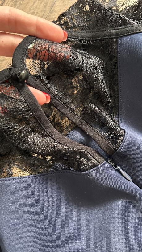 Modré šaty, bonprix,34