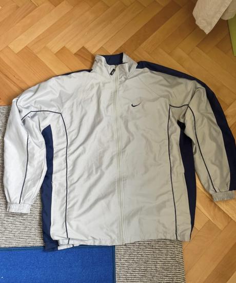 Nike retro sivá bunda, nike,l