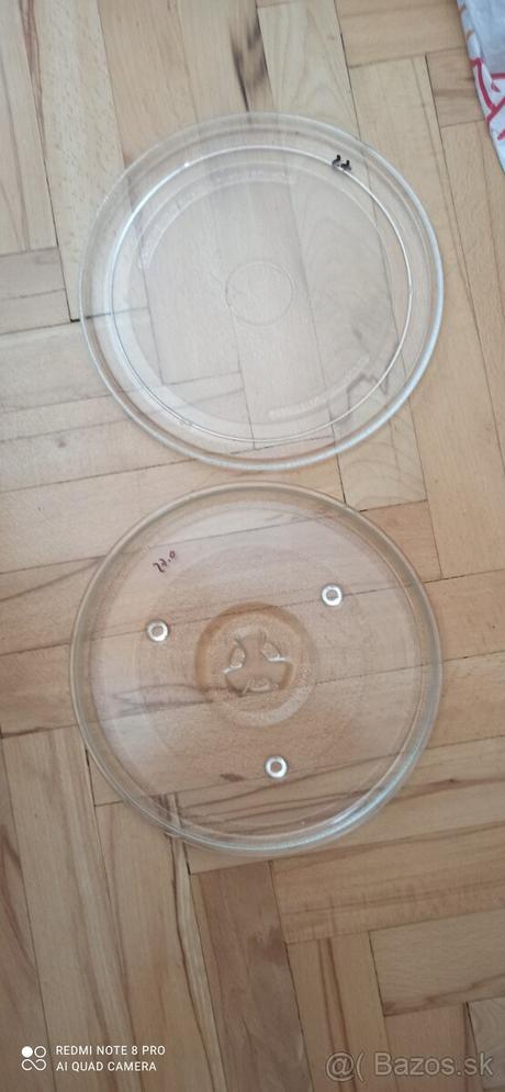 Sklenený tanier do mikrovlnky, 
