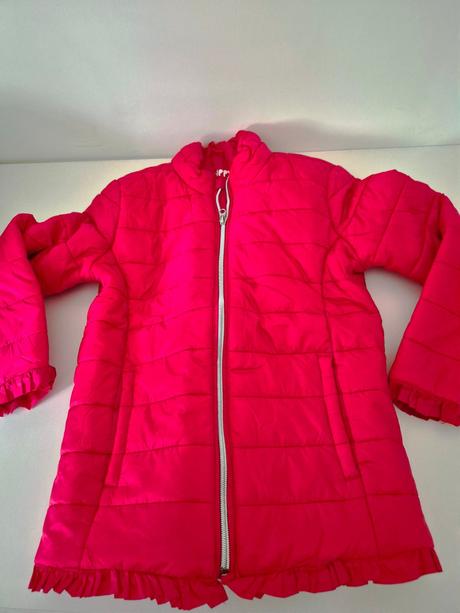 Červená bundička 134/140, tchibo,140