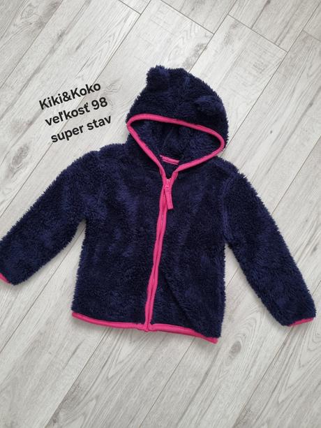 Huňatá mikinka kiki&koko s uškami, kiki&koko,98