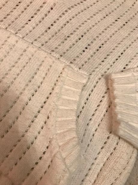 Pletená mikina cez hlavu, xs