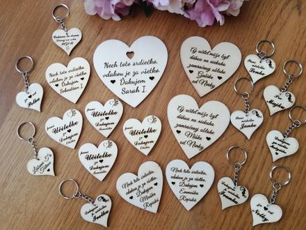 Drevená magnetka 5 cm,