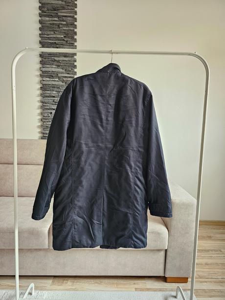 Pánska elegantná bunda parka predĺžená pod zadok, reserved,l