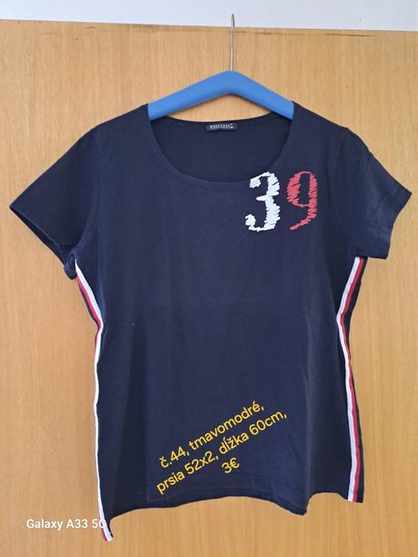 Tmavomodré tričko č.44, success,44