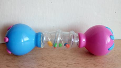 Masážna činka na zúbky + valček so zrkadlom, 