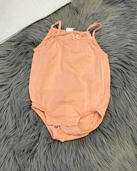 Dievčenské body broskyňové h&m (74), 74