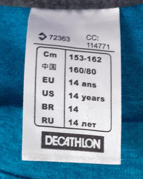 Funkčné tričko domyos tyrkysové v.153-162, domyos,152