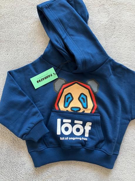Mikina s nápisom loof zn. loowfat, 92