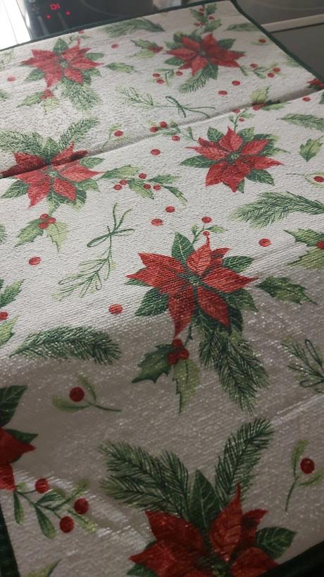 Kvalitná látková podložka s vianočným motívom, 