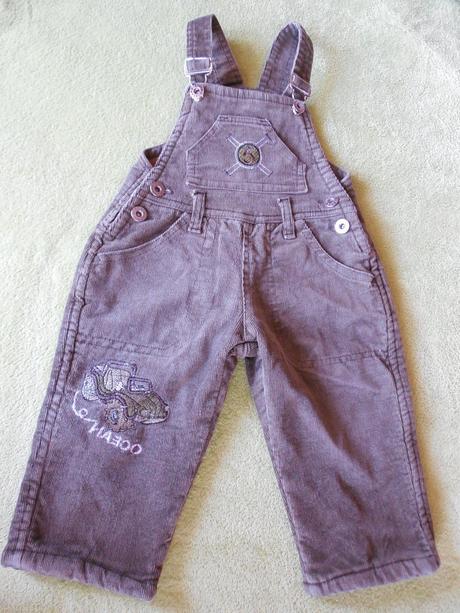 Chlapčenské oteplené nohavice na 12-mesiacov, 80