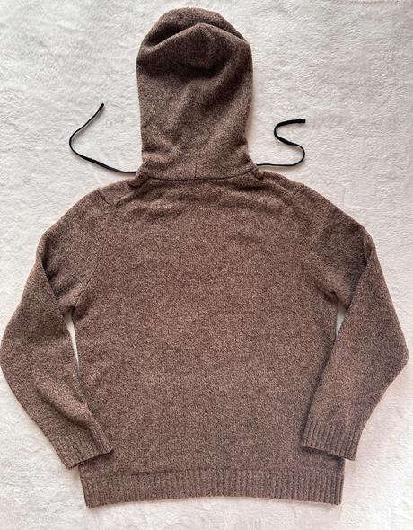 Gap štýlový pletený hoodie s kapucňou, gap,s
