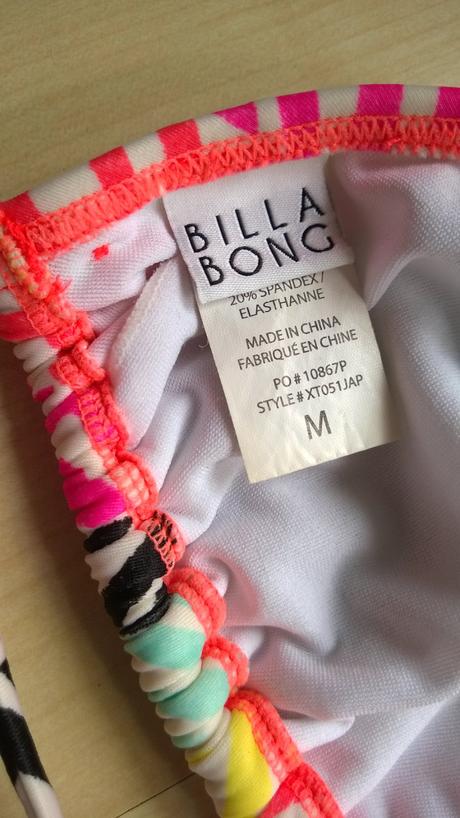 Vrchný diel plaviek billabong, billabong,m