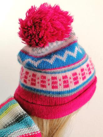 Čiapka zo zmesi merina pre dcérku, či mamičku,