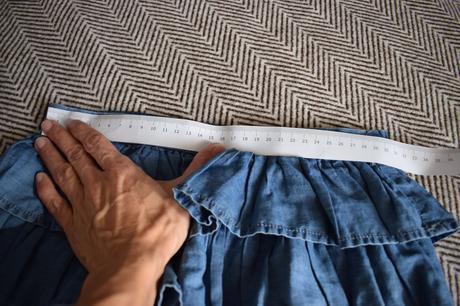 Riasená suknička s volánmi, marks & spencer,122