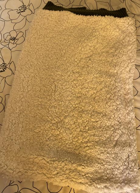 Teplý vak kožušinka - pletenina  + čiapka, 74