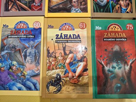 18 knih zo serie traja pátrači, 