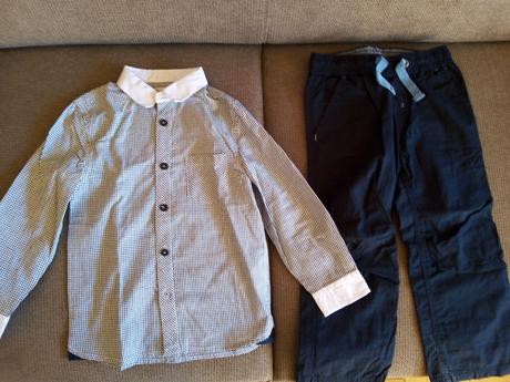 Chlapčenská košeľa a nohavice, pepco,110