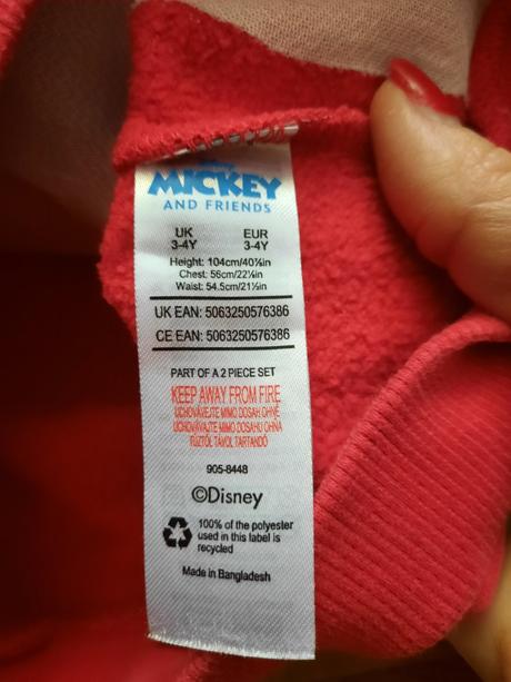 Dievčenská mikina, disney,104