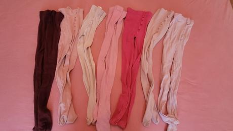 Pančuchy hm-veľ.122/128-7 kusov-super stav, h&m,140