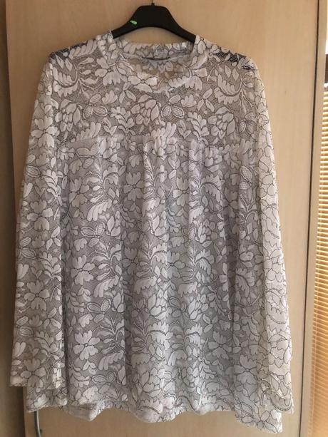 Dánska čipkovaná blúzka, l