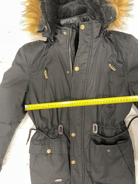 Zimná vetrovka s kožušinou, s