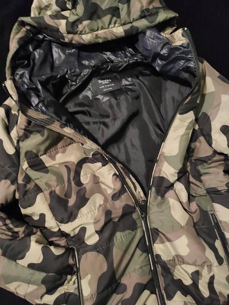 Maskáčová bunda, bershka,xs