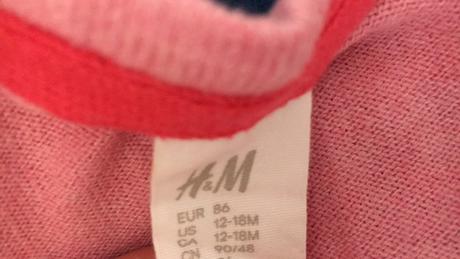 Svetrik na zapínanie na gombíky, h&m,86