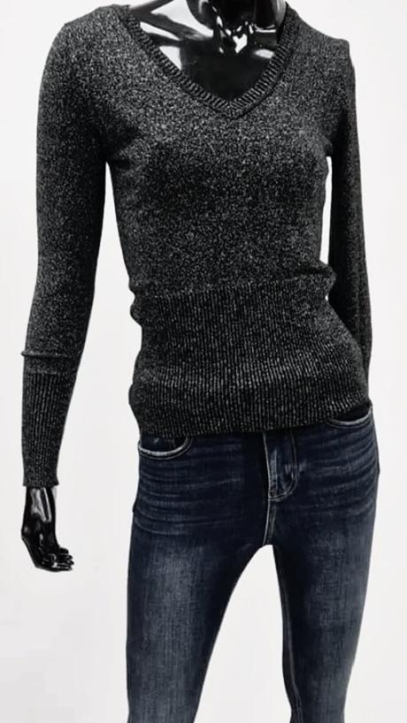 Elasticky pulover, s