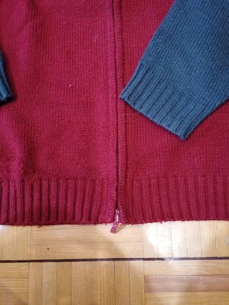 Pánsky sveter na zips, l